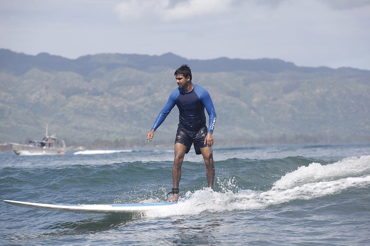 The final section at Pavones — the wave straightens before the closeout